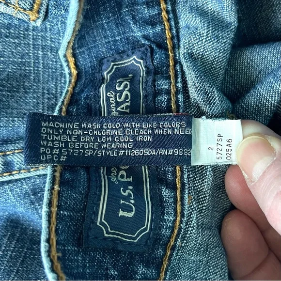 Vintage U.S. Polo Assn. Carpenter Shorts - Medium Stone Wash - Size 34 - Picture 11 of 11